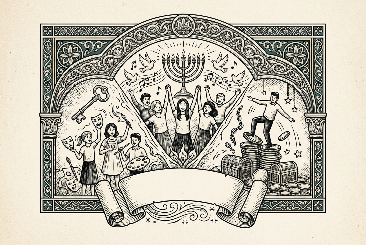 איור נלווה לכתבה: עשה ואל תעשה באטרקציות לבת מצווה