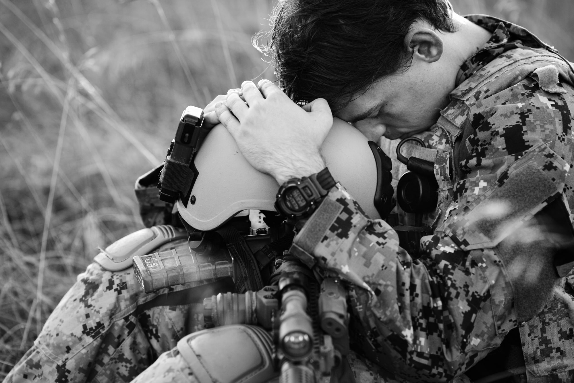 US Soldier With PTSD